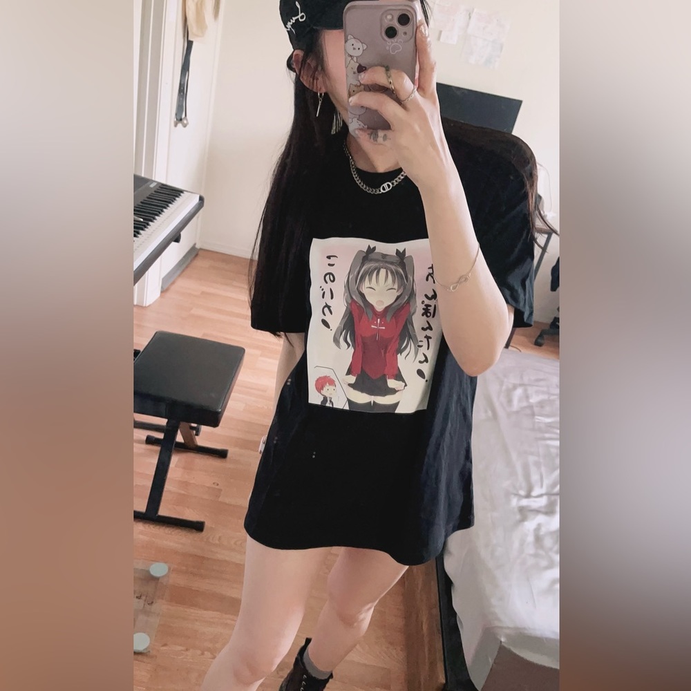 Handmade unisex oversized T-shirt